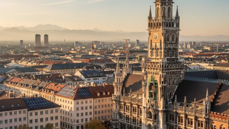 Verschattungsanalyse für eine PV-Anlage in München