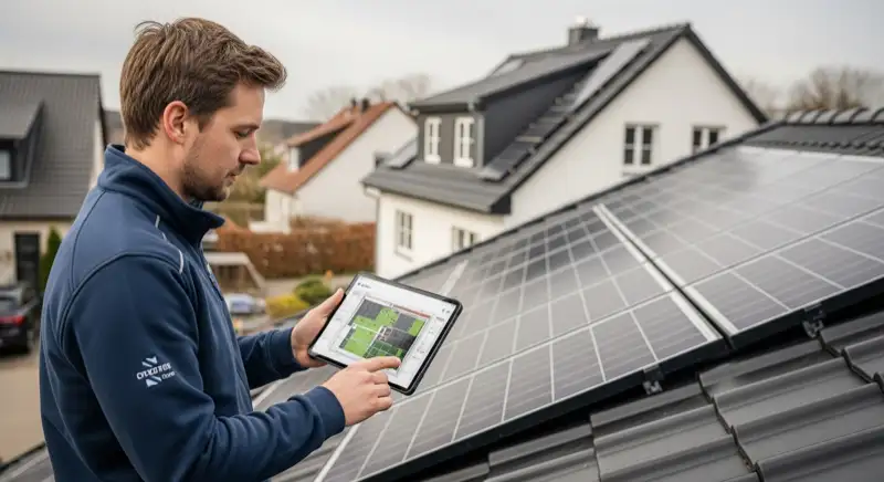 Wechselrichter und Energiemanagement einer PV-Anlage in Neubrandenburg