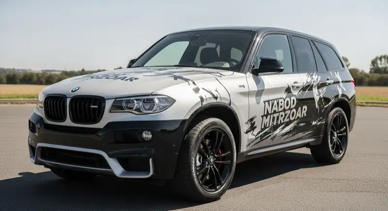 Aerial drone view of typical German residential neighborhood with mixed roof types, red and dark roof tiles, gardens visible, sunny day