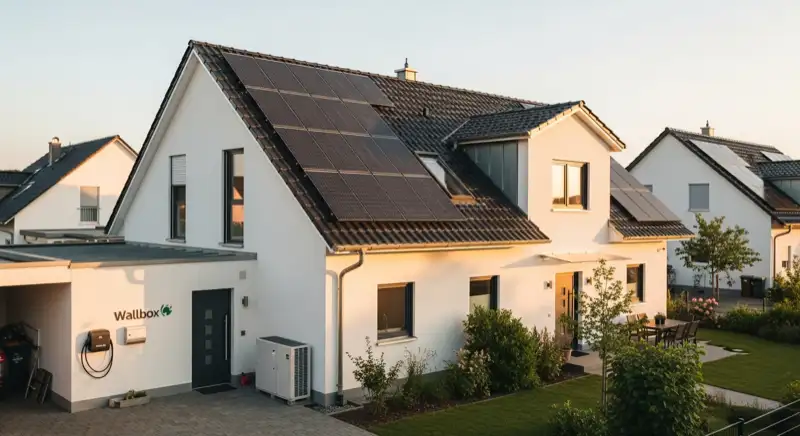 Smart Home System mit PV-Anlage auf Plauener Einfamilienhaus