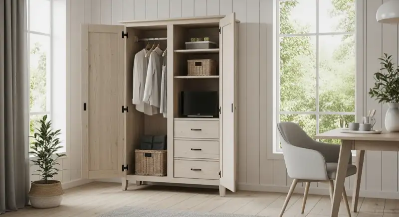 Modern German electrical meter cabinet (Zählerschrank) with smart meter and solar inverter connection, clean technical installation