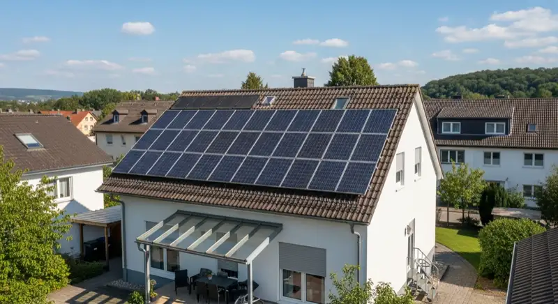 PV-Anlage Saarbrücken Technik und Dachlayout