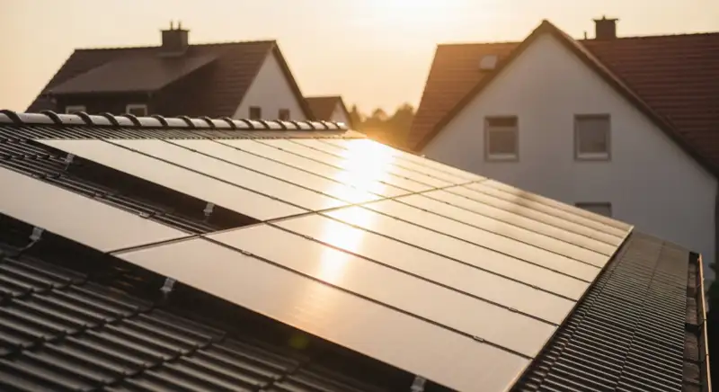 Gewerbedach in Belecke mit montierter Photovoltaikanlage