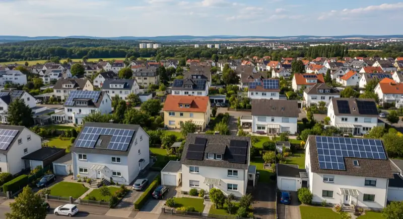 Solar auf unterschiedlichen Gebäuden in Wetzlar