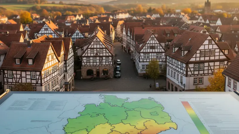 Geologische Karte Deutschlands mit Wärmeleitfähigkeit der Böden für Erdwärme