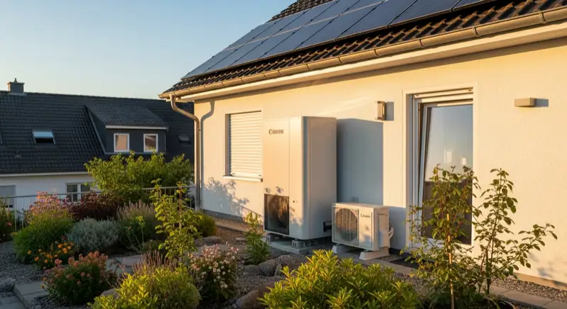 Gebäude mit Wärmepumpe und PV als steuerbare Verbraucher-Kombination