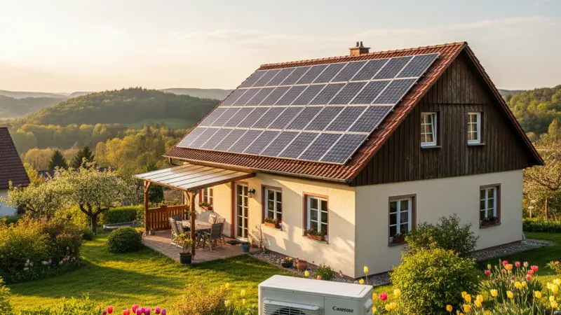 Wärmepumpe mit Photovoltaik kombinieren