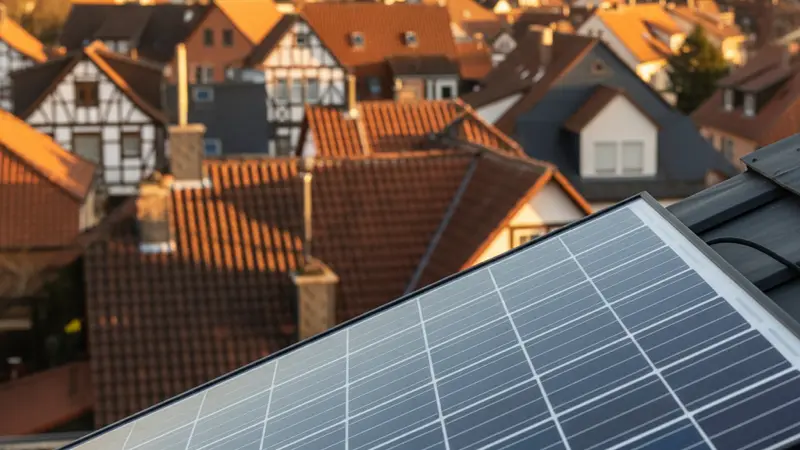 Nahaufnahme eines bifazialen Solarmoduls mit transparenter Glasrückseite und sichtbaren Solarzellen