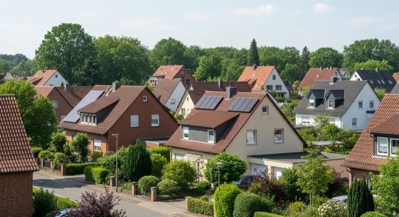 PV Anlage auf einem Haus in Süddeutschland