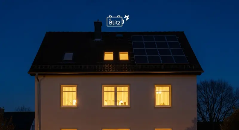 Notstromversorgung mit PV Anlage und Speicher