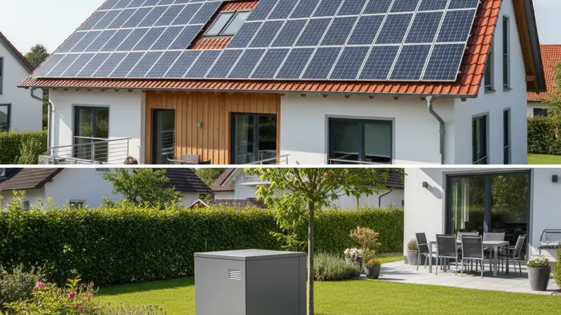 PV Anlage Wärmepumpe Synergieeffekte - Energiefluss und Effizienz