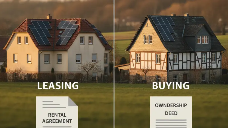 Vergleich Solarleasing versus Direktkauf einer Photovoltaikanlage