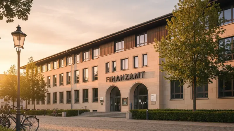 Steuerliche Vorteile für Solaranlagen in Deutschland, symbolisches Bild Finanzamt