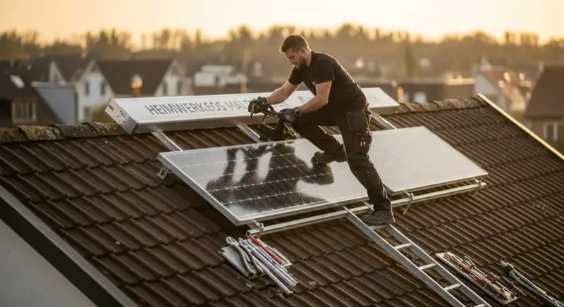 Solaranlage selbst montieren 2026 - Was ist erlaubt und was kostet es?