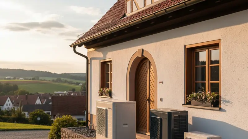 Vergleichsgrafik: korrekt, über- und unterdimensionierte Wärmepumpe mit Auswirkungen