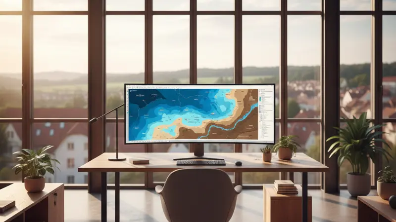 Geologische Karte mit Grundwasserspiegeln und Eignung für Grundwasser-Wärmepumpen in Deutschland