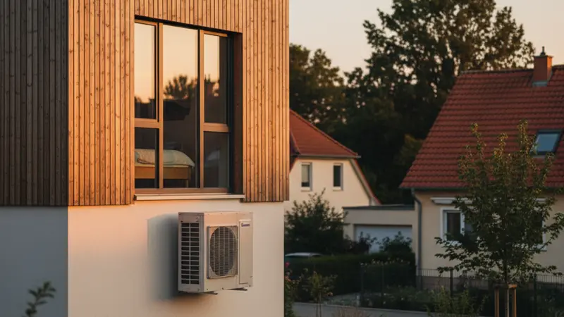 Infografik der häufigsten Planungsfehler bei Wärmepumpen im Passivhaus