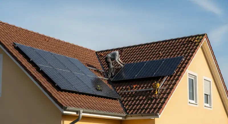 Wechselrichter und Steuerungseinheit einer Solaranlage