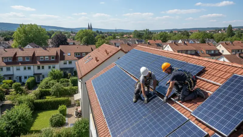 Photovoltaik in Aschaffenburg: Montage
