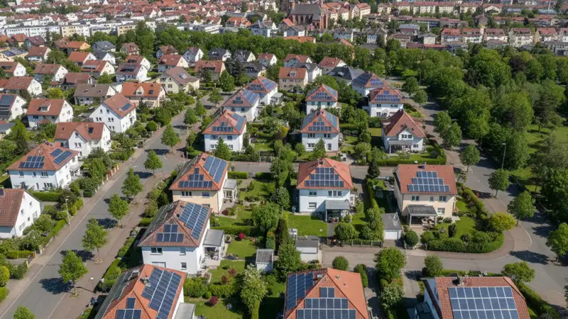 Solar auf unterschiedlichen Gebäuden in Bayreuth