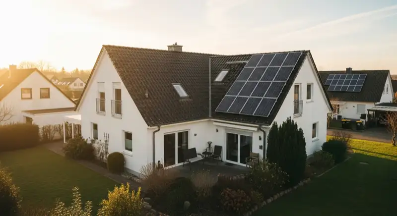 Solarteur vermisst Dach eines Bergheimer Einfamilienhauses für Solaranlage