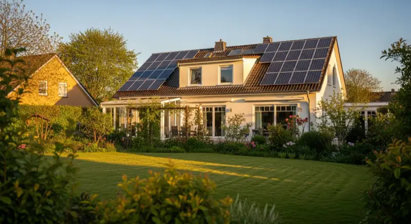 Wohnhäuser mit Solaranlagen in Bremen-Schwachhausen