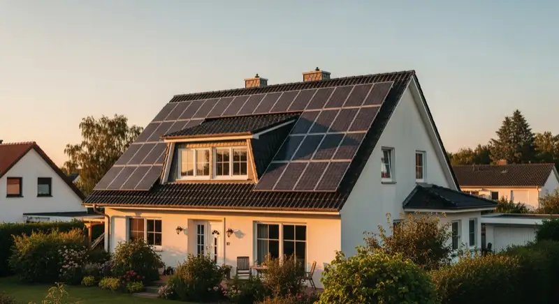 Photovoltaik in Bruehl: Dachneigung 42 Optimal Bruhler Dacher