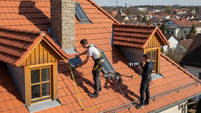 Dachbelegung vor dem Kauf einer Solaranlage in Dessau-Roßlau