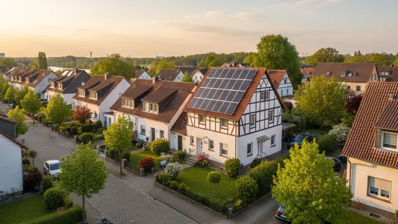 Einfamilienhaus mit Solaranlage in Duisburg