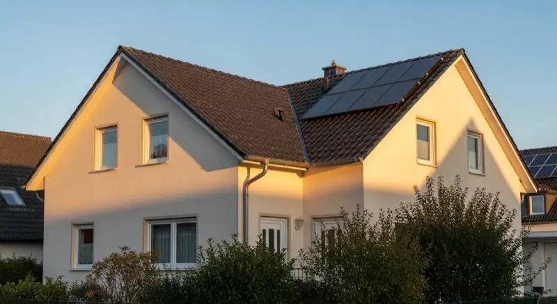 Einfamilienhaus in Erkelenz mit Solaranlage auf dem Dach