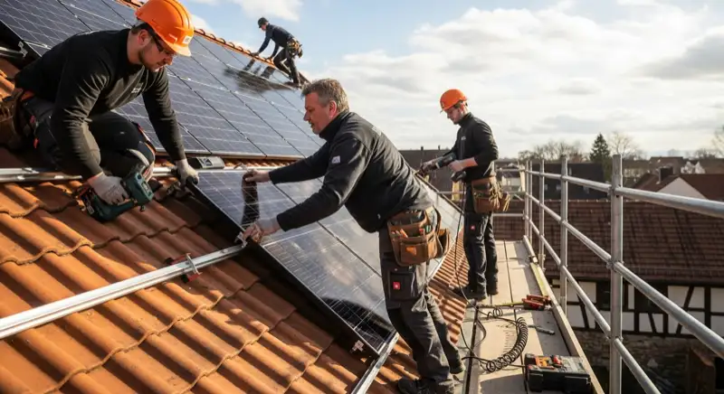 Photovoltaik in Esslingen Am Neckar: Montage