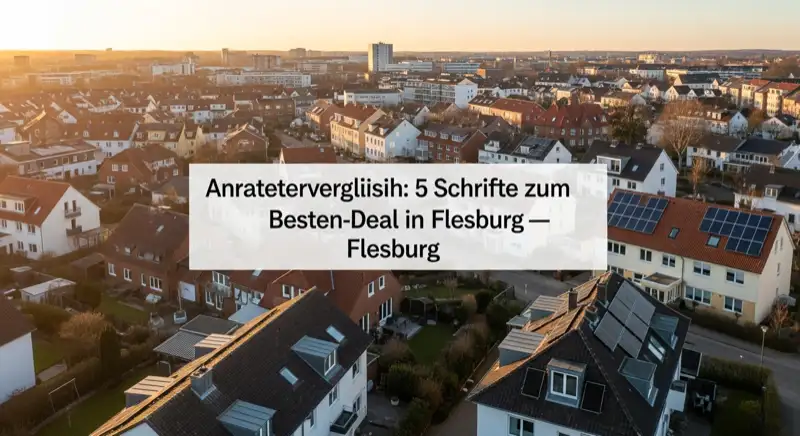 Aerial drone view of typical German residential neighborhood with mixed roof types, red and dark roof tiles, gardens visible, sunny day