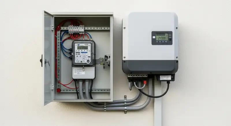 Photovoltaik in Frankfurt Oder: Netzanschluss Zaehlerschrank Oder