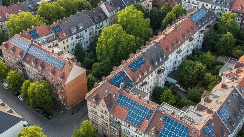 Solaranlagen auf Frankfurter Dächern