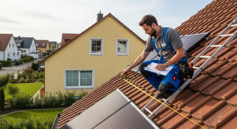 Dachbelegung vor dem Kauf einer Solaranlage in Fürth