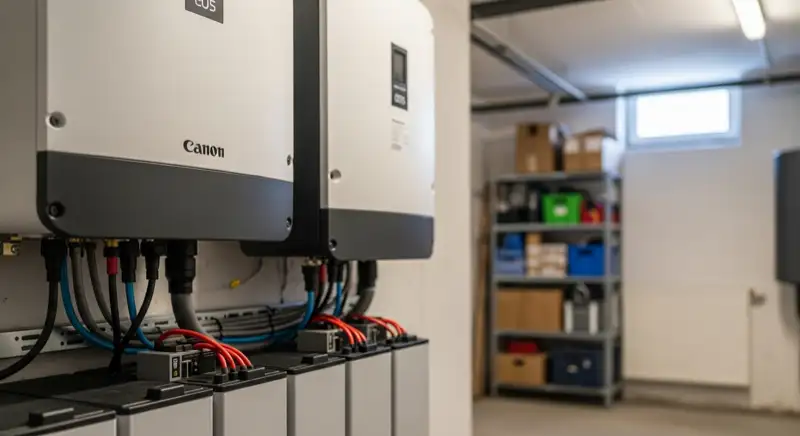 Batteriespeicher als Teil einer Solaranlage in Fürth