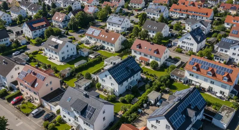 Photovoltaik in Garbsen: Stadtteile Aerial Garbsen 3