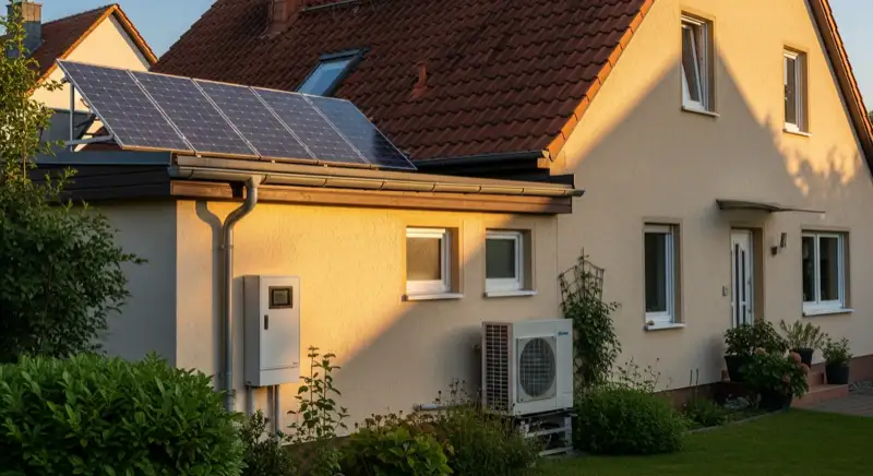 Moderner Smart Meter Zählerkasten für Solaranlage in Hameln mit Avacon Netz