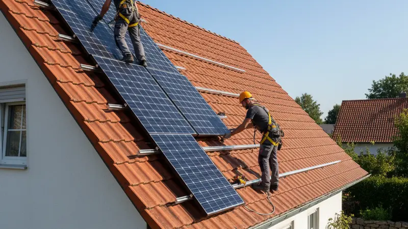 Photovoltaik in Ibbenbueren: Installation