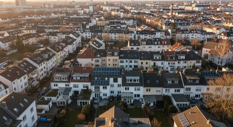 Photovoltaik in Koeln: Stadtteile Aerial Koeln 3