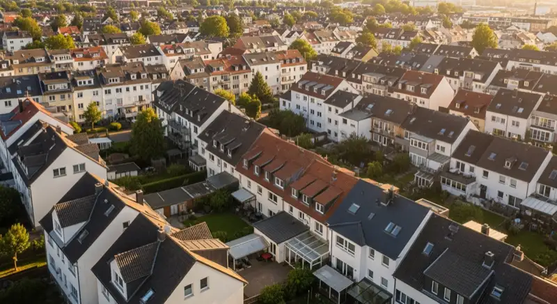 Photovoltaik in Celle: Stadtteile Aerial Celle