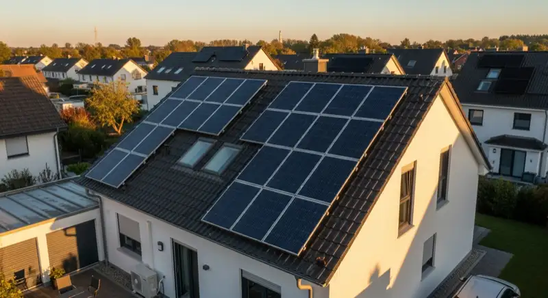 Einfamilienhaus mit Solaranlage in Dormagener Neubaugebiet