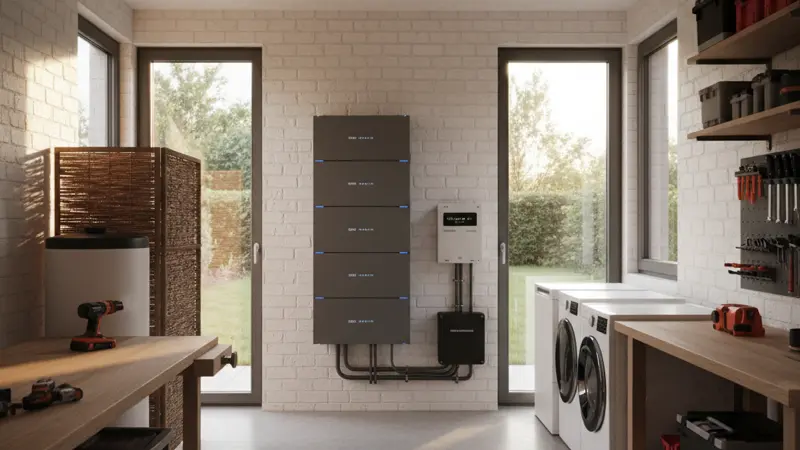 Solaranlage mit Speicher