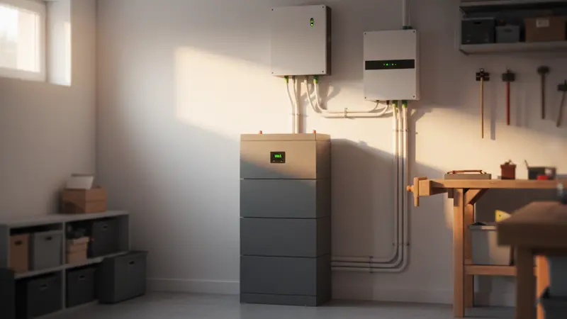 Batteriespeicher in einem Dortmunder Einfamilienhaus