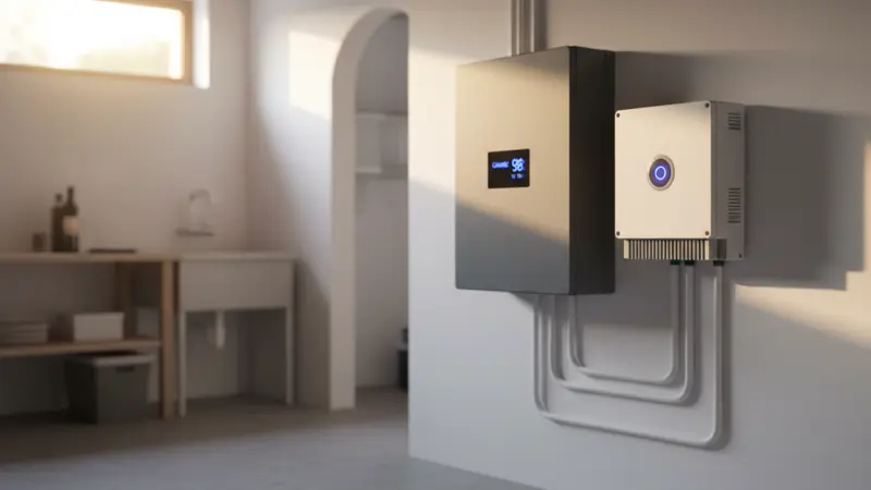 Solaranlage mit Speicher