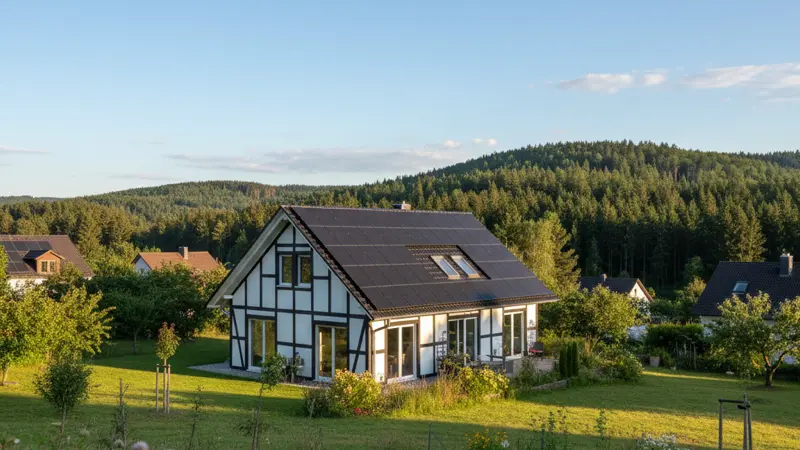 Solaranlage mit Speicher