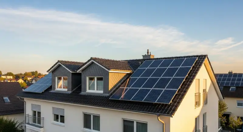 Einfamilienhaus in Fulda-Neuenberg mit 8 kWp Solaranlage auf Süddach