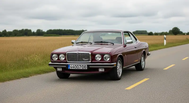 Aerial drone view of typical German residential neighborhood with mixed roof types, red and dark roof tiles, gardens visible, sunny day