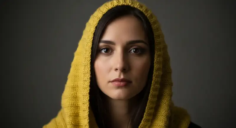 Aerial drone view of typical German residential neighborhood with mixed roof types, red and dark roof tiles, gardens visible, sunny day