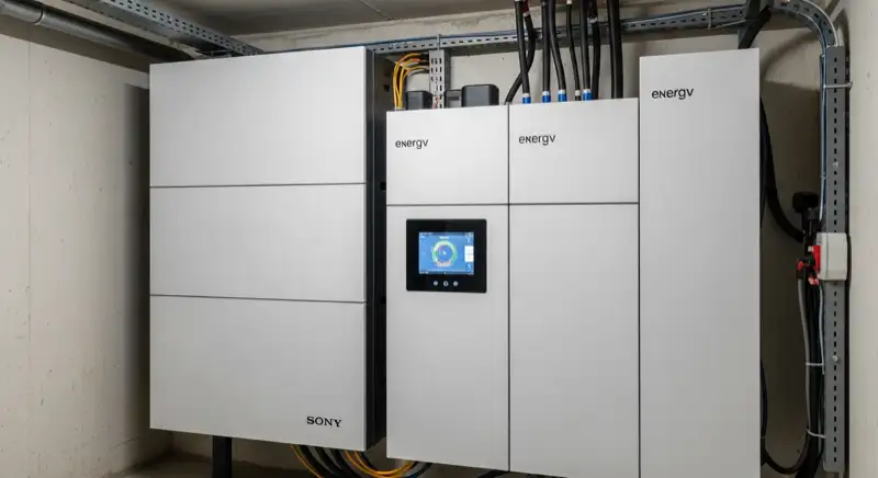 Batteriespeicher im Keller eines Hammer Einfamilienhauses